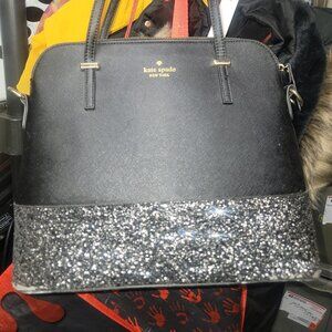 PRICE DROP Kate spade PENNY Greta Court Black Tote Glitter